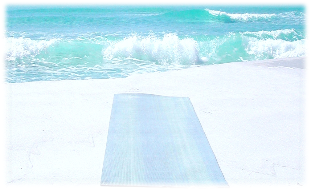 On the Mat...Fluidly Flowing Beach Yoga